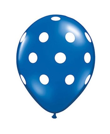 BOLSA 8 GLOBOS AZULES LUNARES