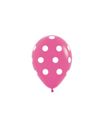 BOLSA 8 GLOBOS ROSA LUNARES
