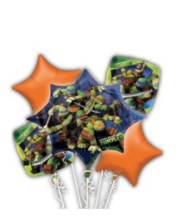 BOUQUET DE GLOBOS DE LAS TORTUGAS NINJA