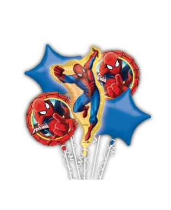 BOUQUET DE GLOBOS SPIDERMAN