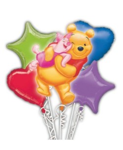 BOUQUET DE GLOBOS WINNIE THE POOH