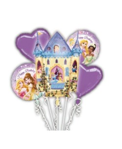 BOUQUET DE GLOBOS PRINCESAS CASTILLO