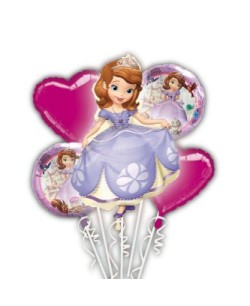 BOUQUET DE GLOBOS PRINCESA SOFIA