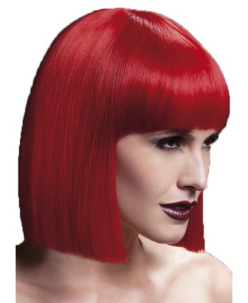 PELUCA LOLA ROJA CALIDAD DE LUJO