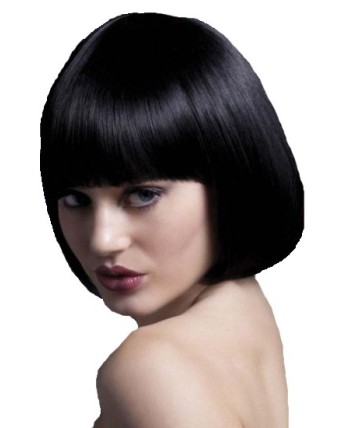 PELUCA MIA NEGRA CALIDAD DE LUJO