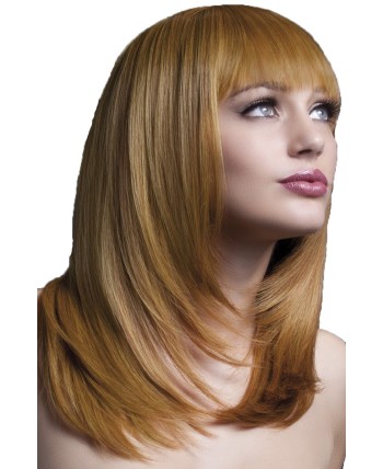 PELUCA TANJA CASTAÑO CLARO CALIDAD DE LUJO