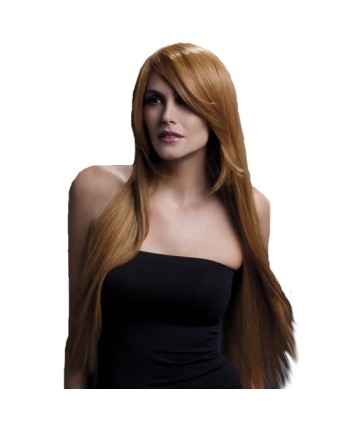 PELUCA AMBER CASTAÑO CLARO CALIDAD DE LUJO