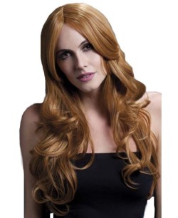 PELUCA KHLOE CASTAÑO CLARO CALIDAD DE LUJO