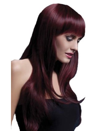 PELUCA SIENNA NEGRO CEREZA CALIDAD DE LUJO