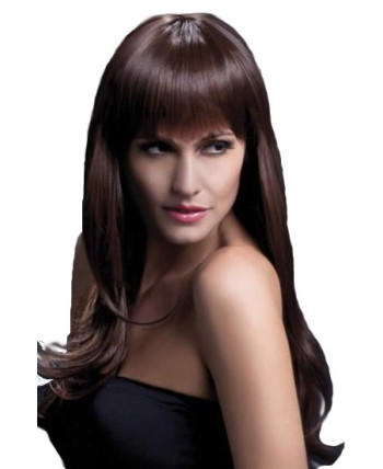 PELUCA SIENNA CASTAÑA CALIDAD DE LUJO