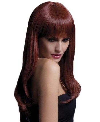 PELUCA SIENNA CASTAÑO ROJIZO CLARO CALIDAD DE LUJO