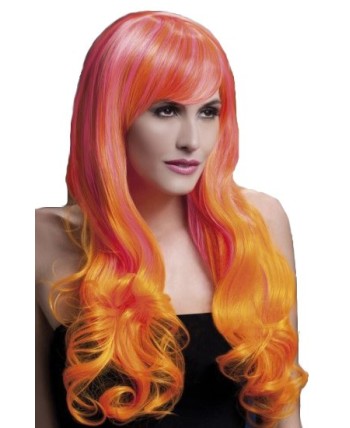 PELUCA EMILLY ROJO 2 TONOS CALIDAD DE LUJO