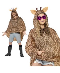 PONCHO JIRAFA IMPERMEABLE PARA ADULTO
