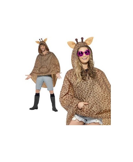 PONCHO JIRAFA IMPERMEABLE PARA ADULTO