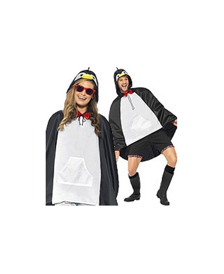PONCHO PINGÃœINO IMPERMEABLE PARA ADULTO
