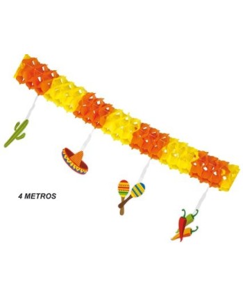 GUIRNALDA MEJICANA DECORADA