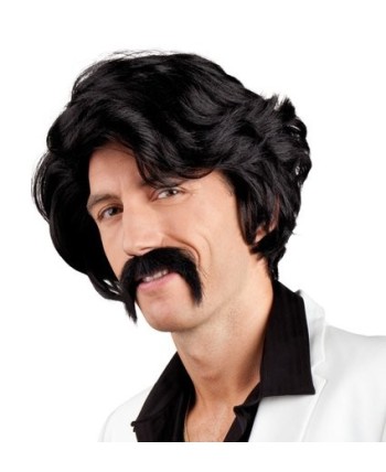 PELUCA MORENA CHUCK PLAYBOY CON BIGOTE