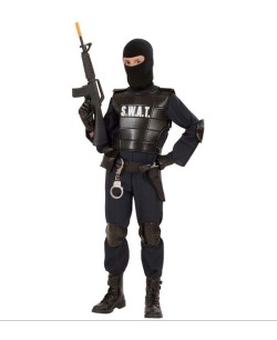 DISFRAZ DE AGENTE SWAT