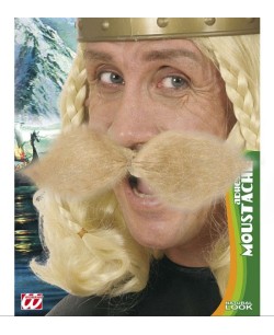 Bigote rubio para disfraz