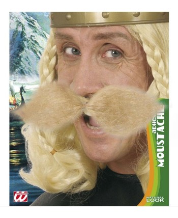 Bigote rubio para disfraz