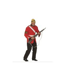 DISFRAZ DE SOLDADO BRITANICO
