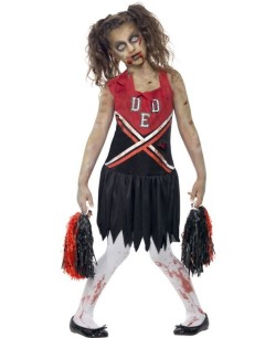 DISFRAZ DE ANIMADORA ZOMBIE PARA NIÑA