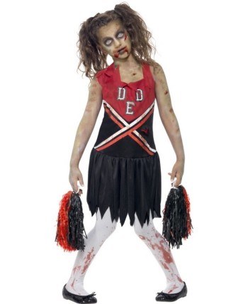 DISFRAZ DE ANIMADORA ZOMBIE PARA NIÑA