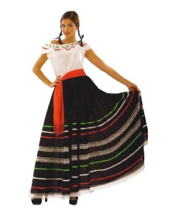 DISFRAZ DE MEJICANA MARIACHI PARA MUJER