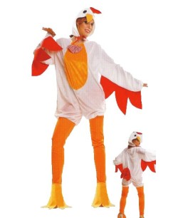 DISFRAZ DE GALLINA BLANCA PARA MUJER