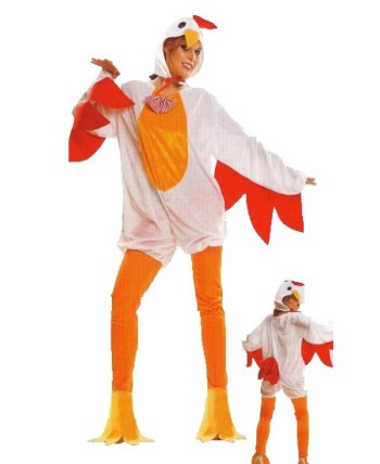 DISFRAZ DE GALLINA BLANCA