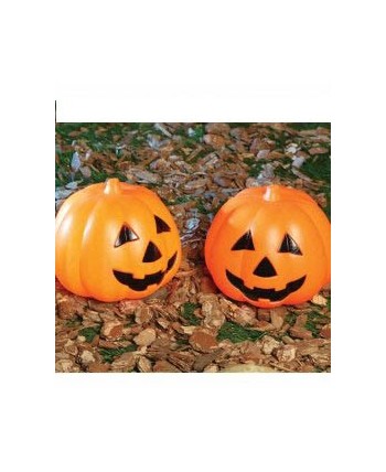 CALABAZA  CON LUZ 15 CMS.