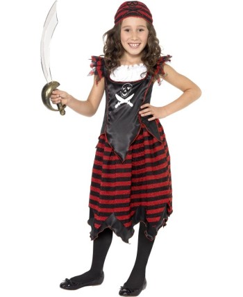 DISFRAZ DE PIRATESA FALDA PICOS PARA NIÑA