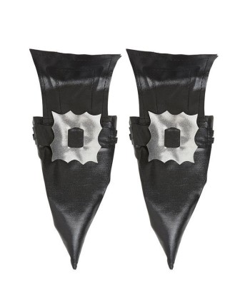 CUBREZAPATOS BRUJA NEGRO CON HEBILLA 