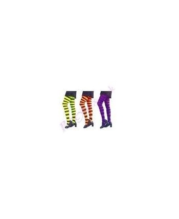 PANTYS DE NEON  A RAYAS  PARA NIÑA