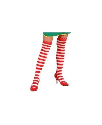 MEDIAS TUBULAR  ROJA CON BLANCO