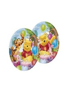 PLATOS WINNIE FANTASTIC 6 UNIDADES