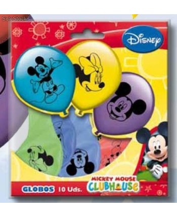 GLOBOS MICKEY 8 UNIDADES