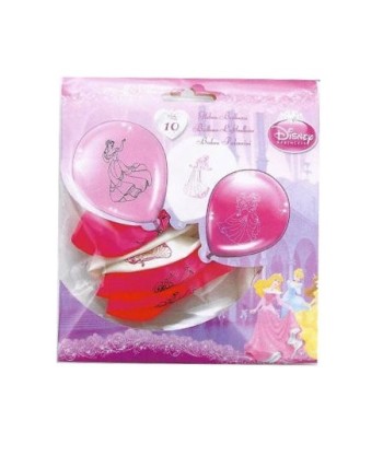 GLOBOS PRINCESAS 10 UNIDADES