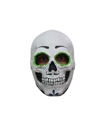 CARETA CALAVERA MEXICANA DECORADA