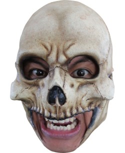 CARETA DELUXE CALAVERA BOCA ABIERTA