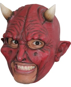 CARETA DELUXE DEMONIO BOCA ABIERTA