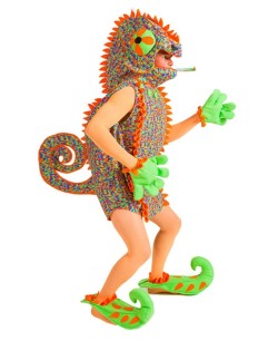 DISFRAZ DE CAMALEON HOMBRE