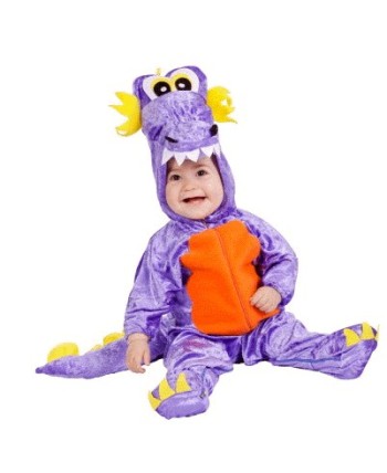 DISFRAZ DE DRAGON MORADO BEBE 