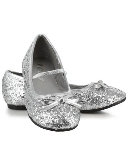 ZAPATO DE PRINCESA GLITTER PLATA