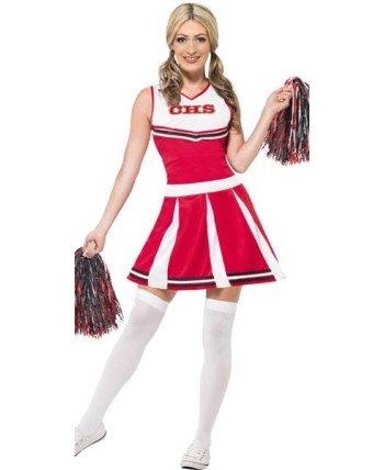 DISFRAZ DE ANIMADORA AMERICANA