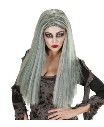 PELUCA ZOMBIE MECHAS VERDES