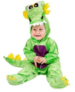 DISFRAZ DE DRAGON VERDE PARA BEBE