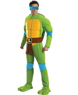 DISFRAZ DE TORTUGA NINJA HOMBRE LEONARDO 