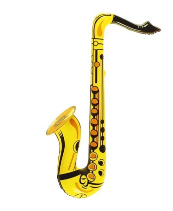 SAXOFON AMARILLO HINCHABLE 55 CMS.