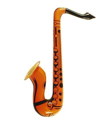 SAXOFON NARANJA HINCHABLE 55 CMS.